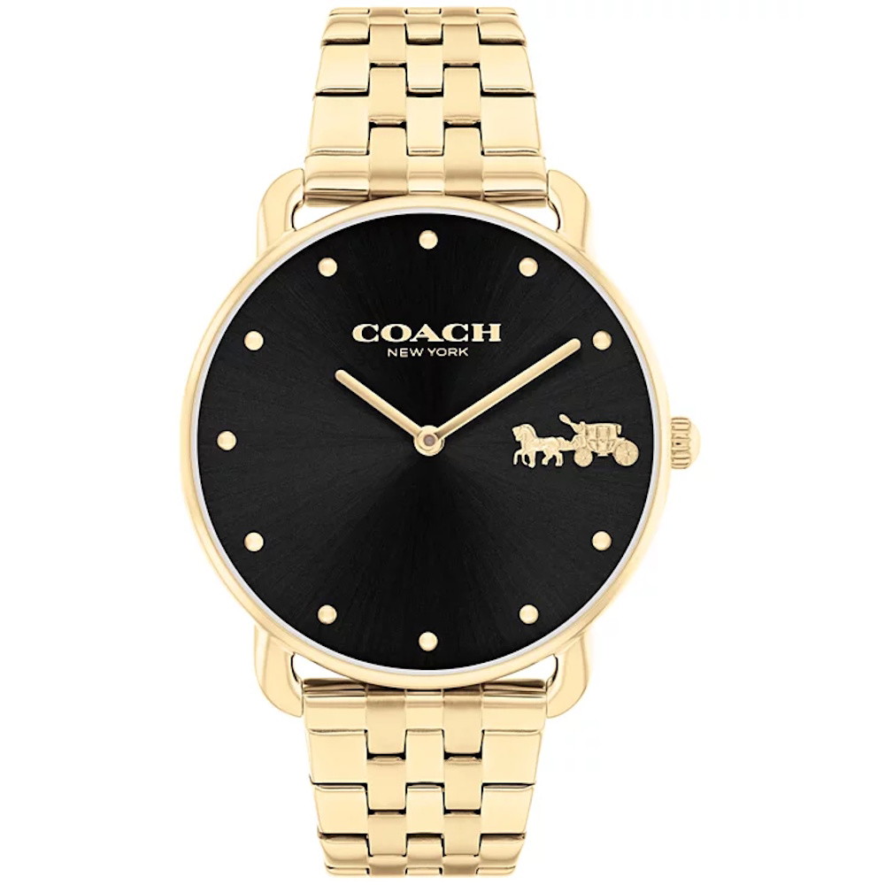 Picture of Coach Elliot Gold-Tone Stainless Steel Bracelet Watch