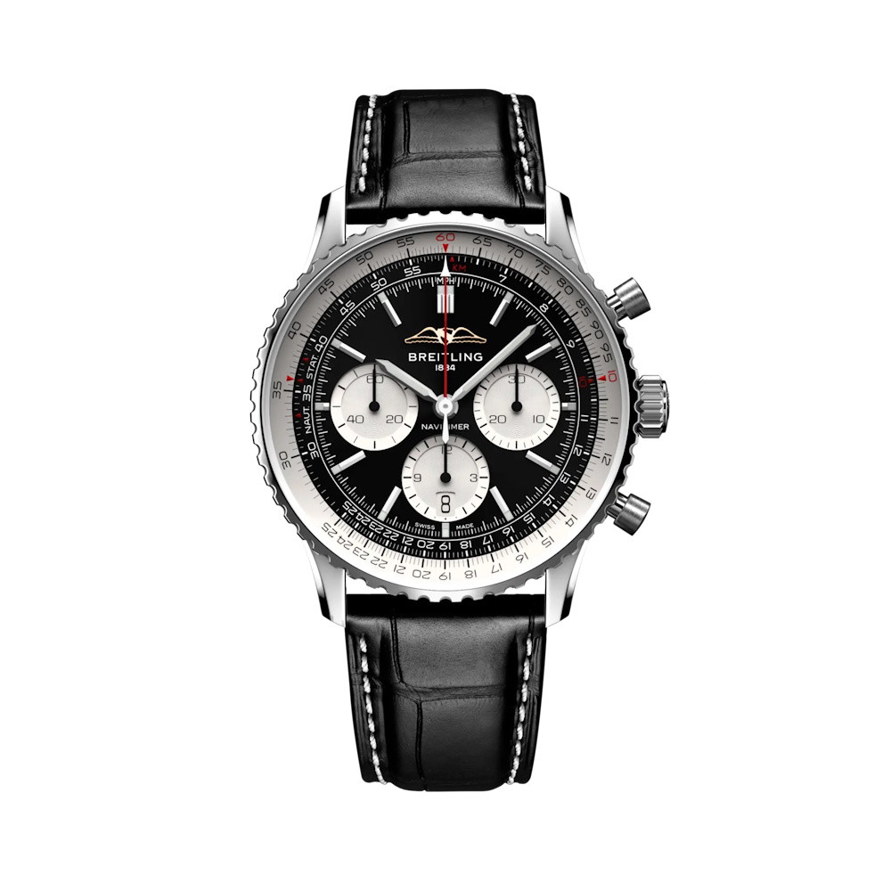 Picture of Breitling Navitimer B01 Chronograph 43 Watch with Black Dial