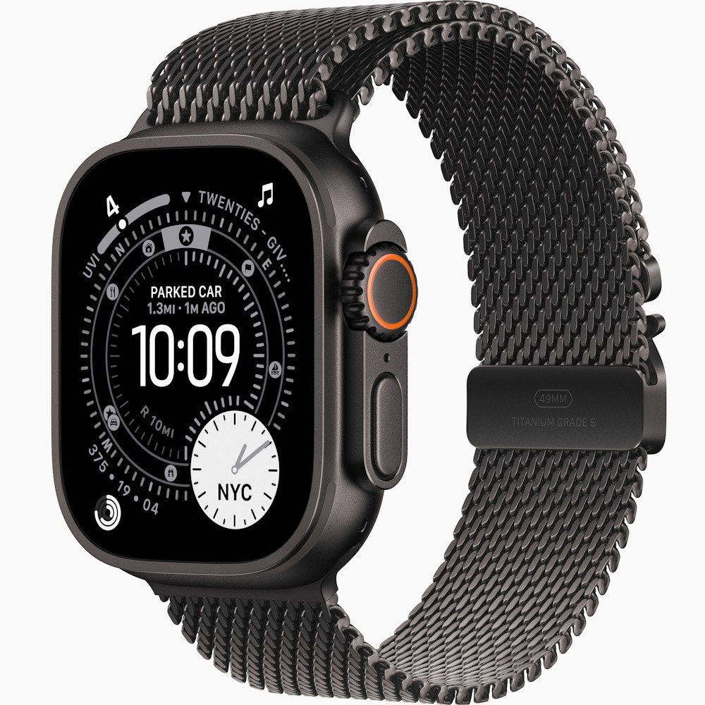 Picture of Apple Watch Ultra 3 GPS+Cell 49mm Blk Ttnm, Blk Ttnm Loop- Lrg
