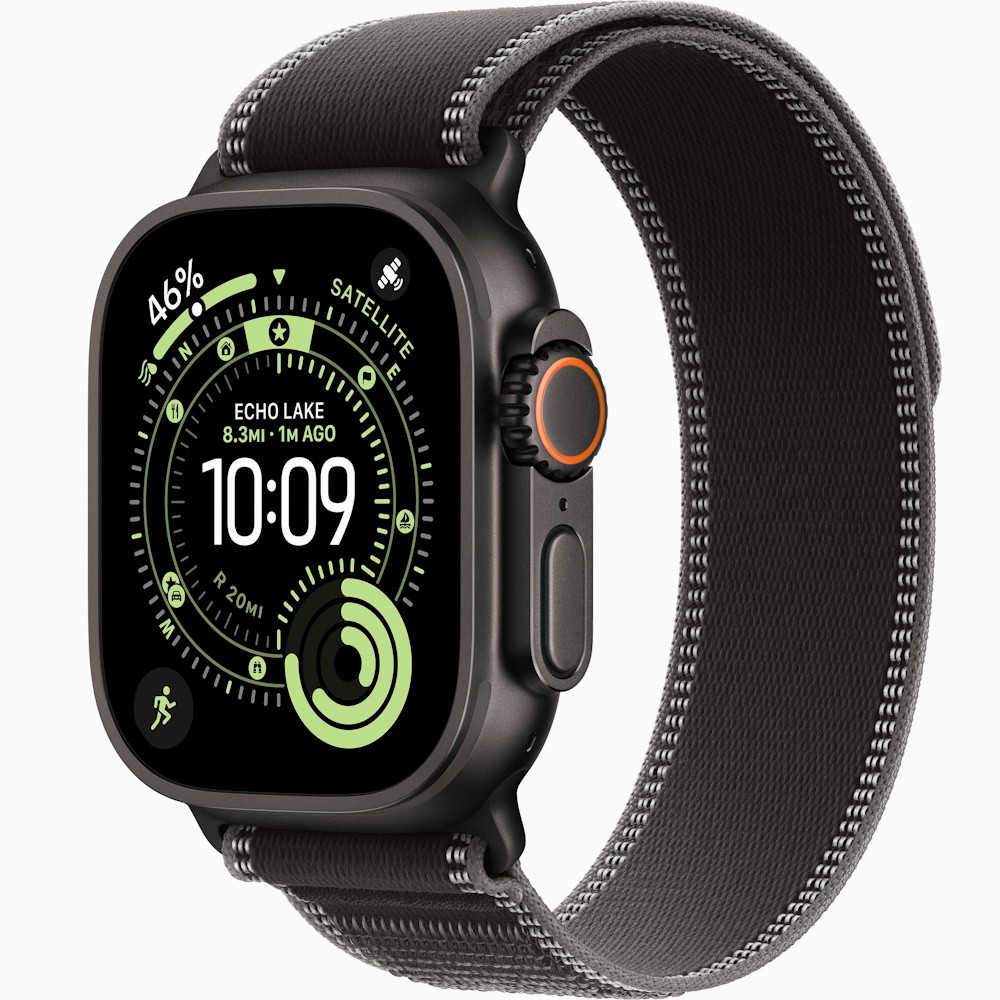 Picture of Apple Watch Ultra 3 GPS+Cell 49mm Blk Titnm, Blk/Chr Loop- S/M