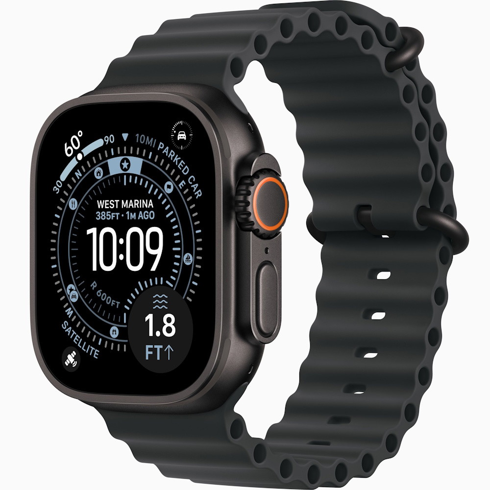 Picture of Apple Watch Ultra 3 GPS+Cell 49mm Blck Titnm, Black Ocean Band
