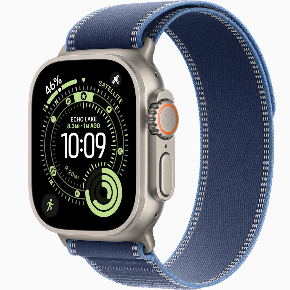 Picture of Apple Watch Ultra 3 GPS+Cell 49mm Titnm, Bright Blu Trail- M/L