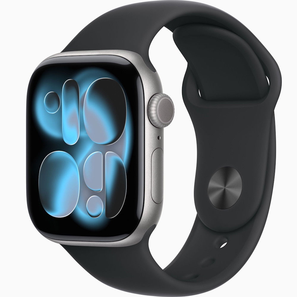 Picture of Apple Watch Series 11 GPS+Cell 46mm Sp Gry Alum, Blk Sprt- M/L