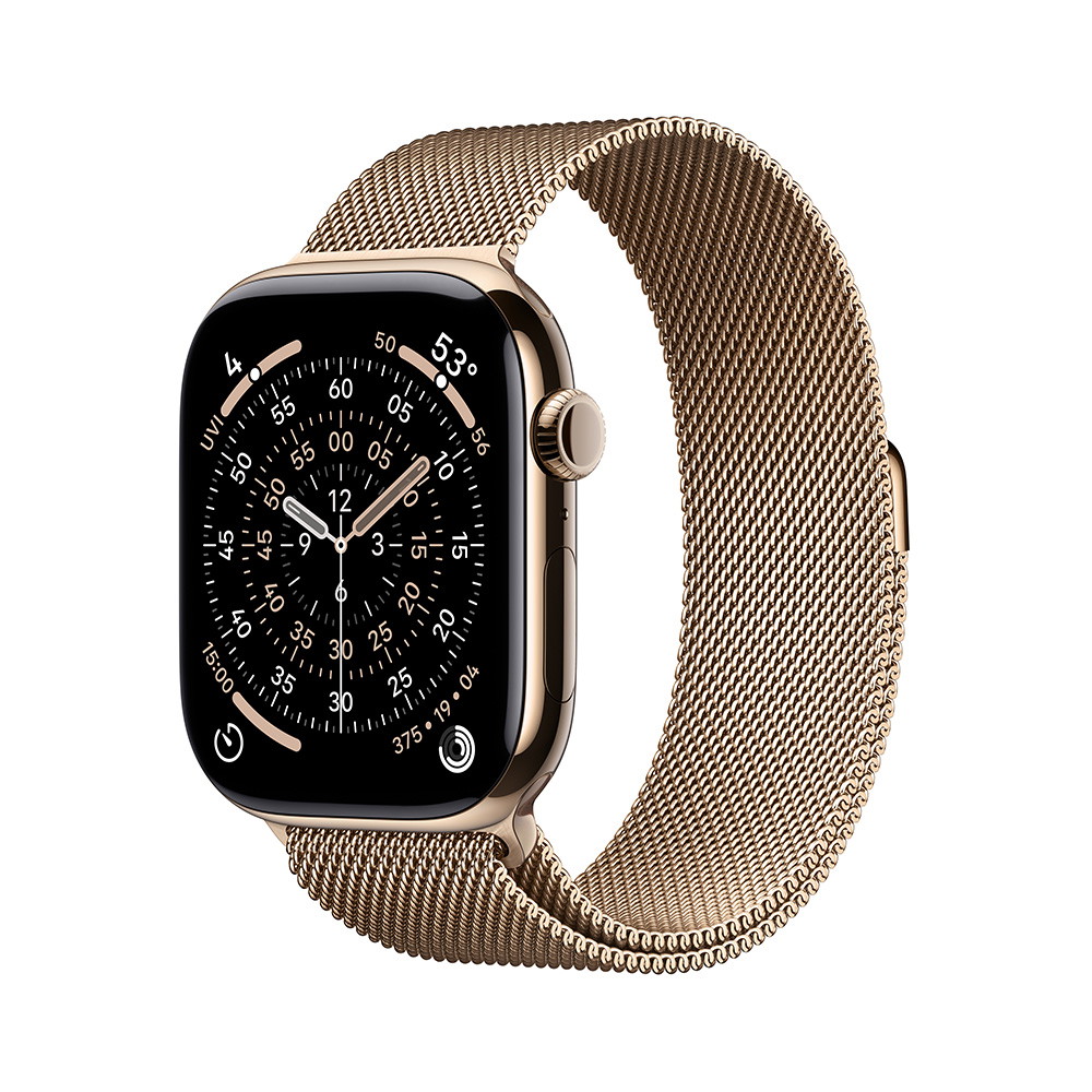 Picture of Apple Watch Series 11 GPS+Cell 42mm Gld Ttnm, Gld Milnese Loop