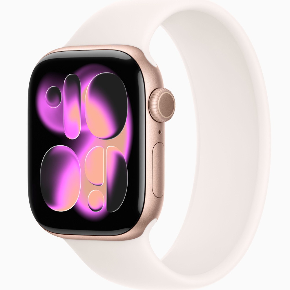 Picture of Apple Watch Series 11 GPS 46mm Rose Gld Alum, Blush Sport- M/L