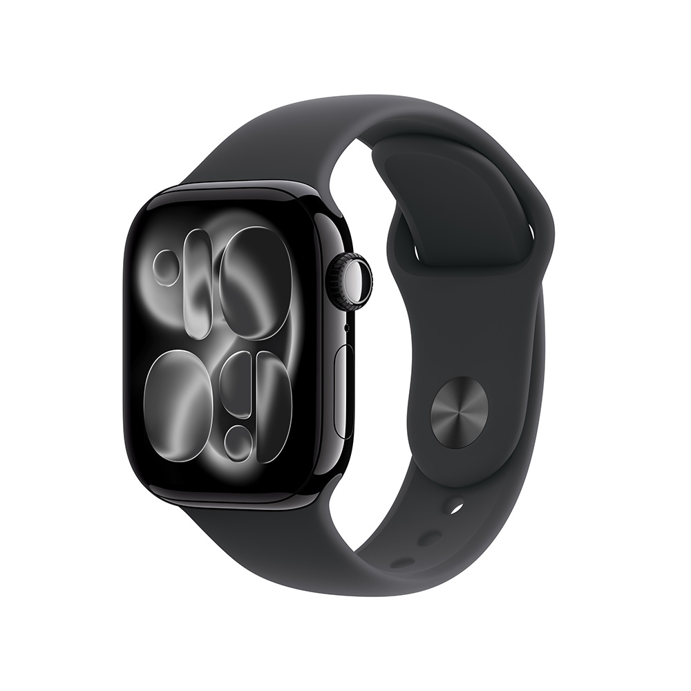 Picture of Apple Watch Series 11 GPS 42mm Jet Blk Alum, Black Sport - S/M