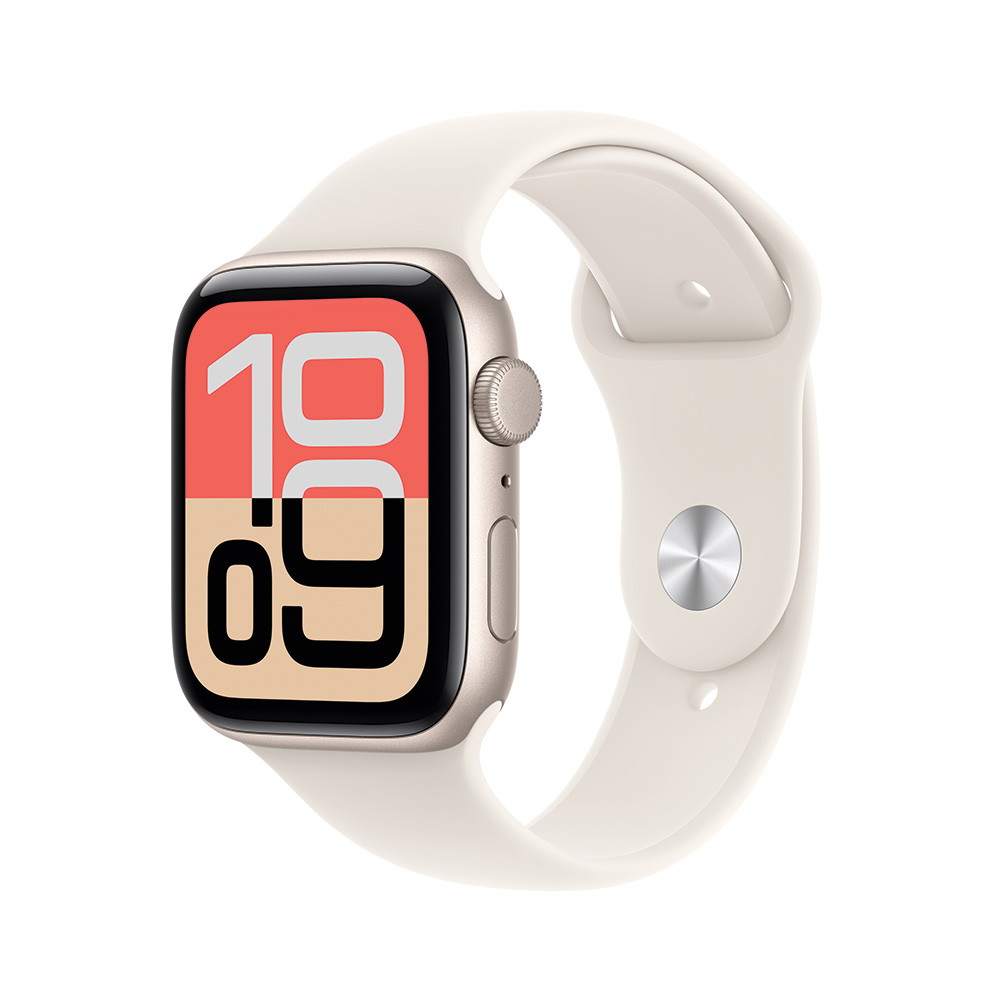Picture of Apple Watch SE 3 GPS 44mm Starlight Alum, Starlight Sport- S/M