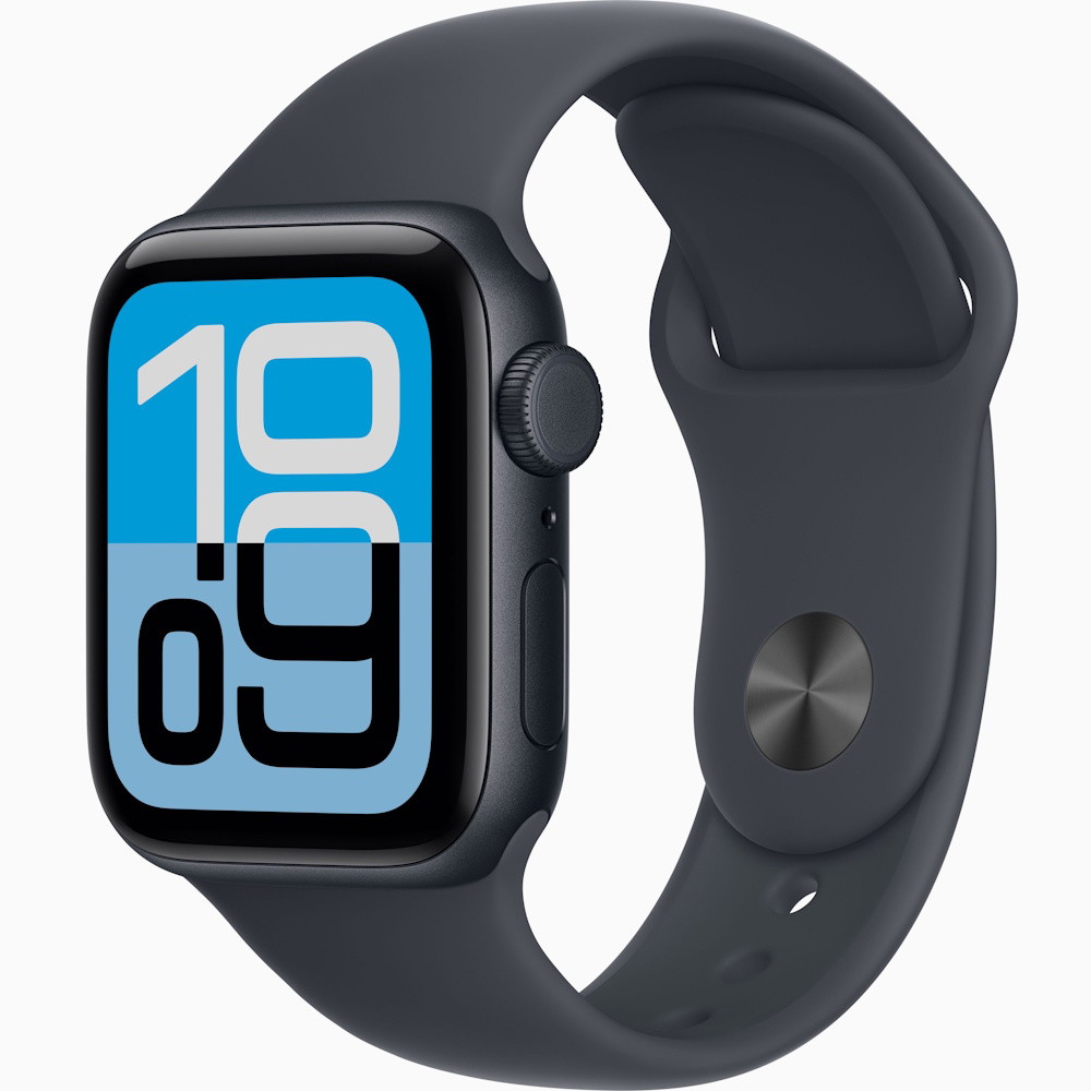Picture of Apple Watch SE 3 GPS 40mm Midnight Alum, Midnight Sport - M/L