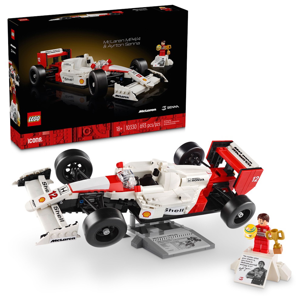 Picture of LEGO McLaren MP4/4 & Ayrton Senna