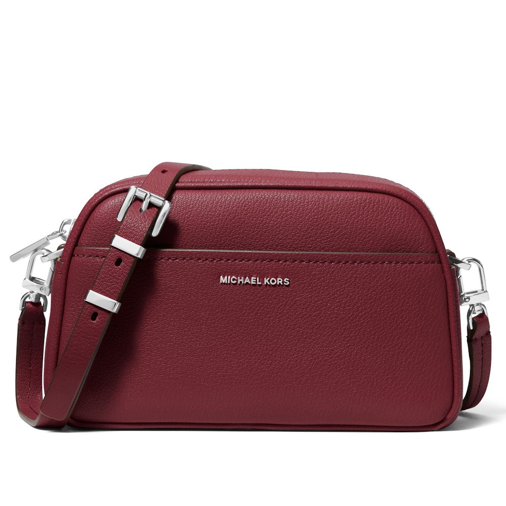 Picture of Michael Kors Jet Set Small Leather Crossbody Bag - Oxblood