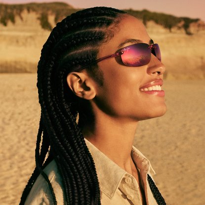 Picture of Maui Jim Ho'okipa Sunglasses - Shiny Pink / Maui Sunrise Lens
