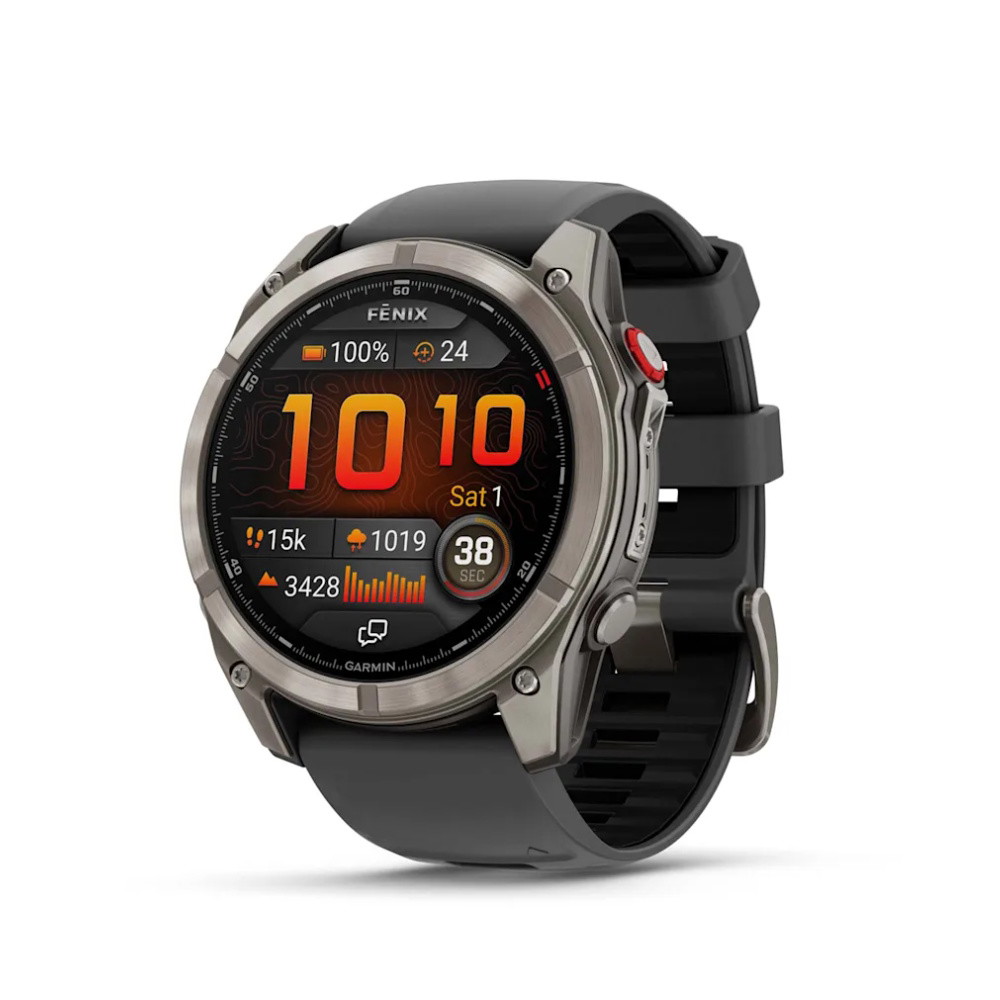 Picture of Garmin fenix 8 Pro 51mm - AMOLED, Sapphire, Titanium