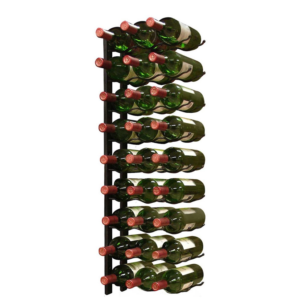 Picture of Vinotemp Epicureanist 27-Bottle Metal Wine Rack - Black