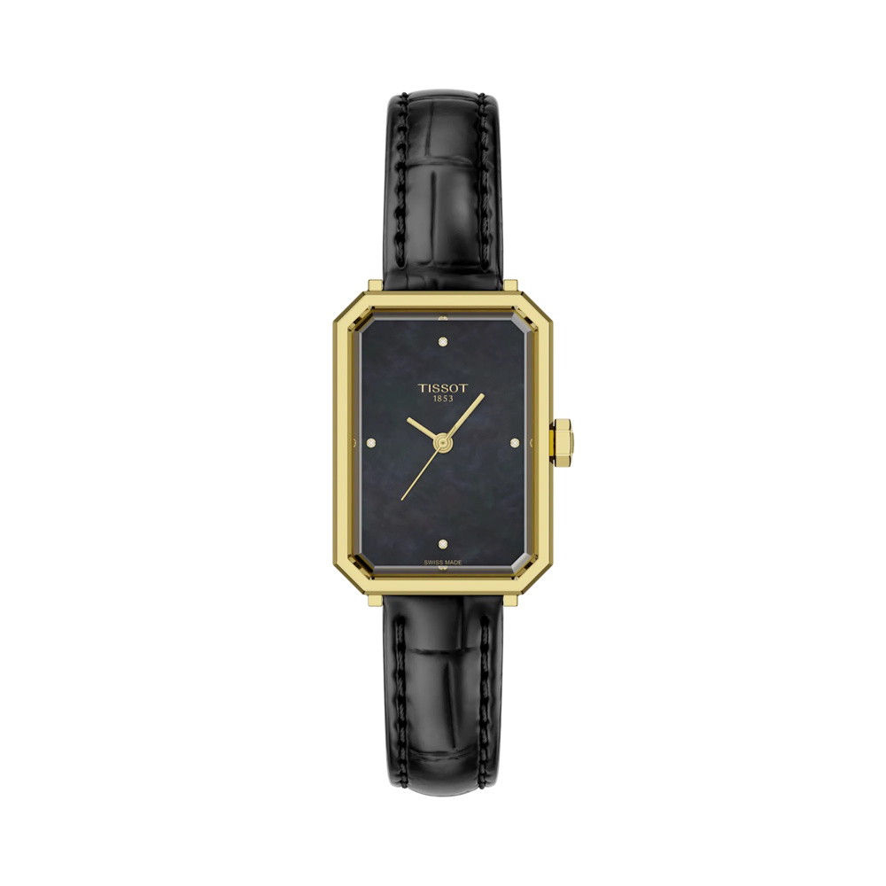 Picture of Tissot SRV 30mm Watch with Black MOP Dial and Diamonds
