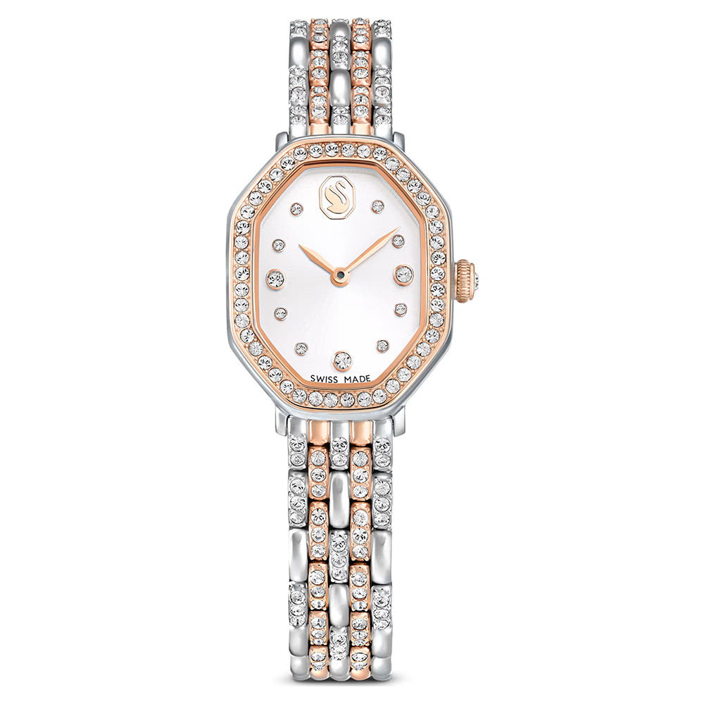 Picture of Swarovski Dextera Octagon Rose Gold-Tone Pave Watch