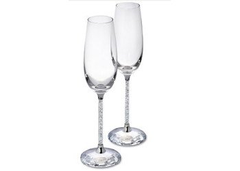 Picture of Swarovski Set of Two Crystalline Toasting Flutes