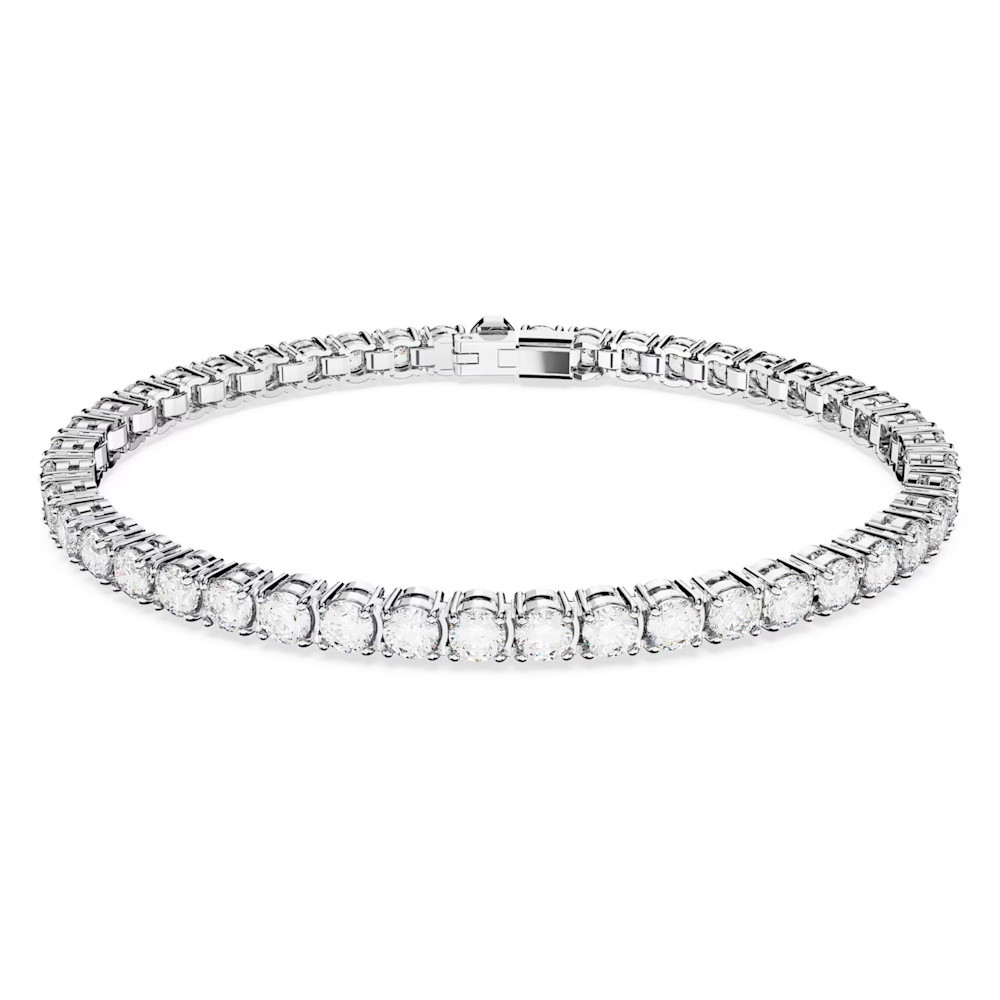 Picture of Swarovski Rhodium Matrix Tennis Bracelet