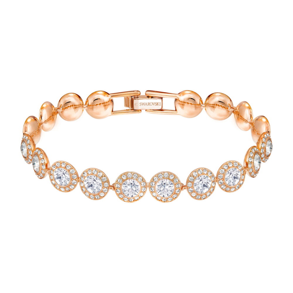 Picture of Swarovski Angelic Bracelet - White/Rose Gold-Tone