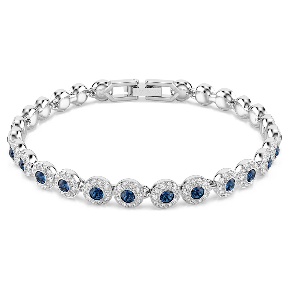 Picture of Swarovski Una Angelic Tennis Bracelet - Blue/Rhodium-Plated