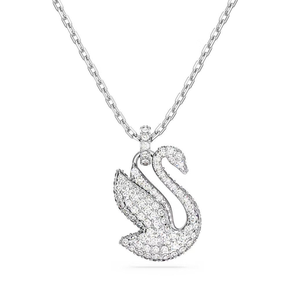 Picture of Swarovski Rhodium Iconic Swan Pendant