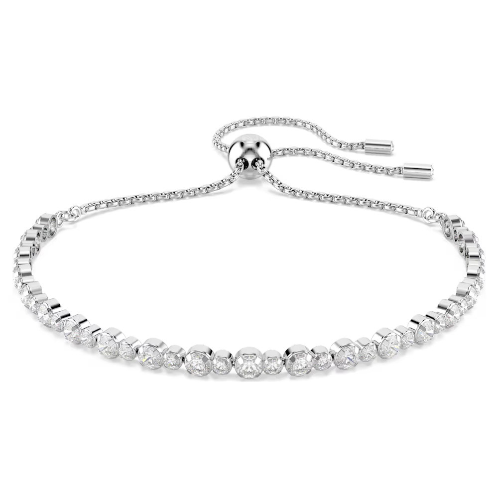 Picture of Swarovski Matrix Tennis Bracelet - Mixed White/Rhodium-Plated