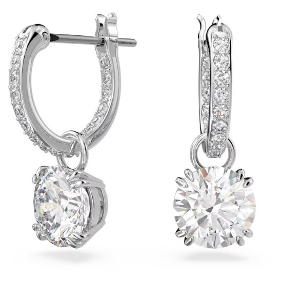 Picture of Swarovski Stilla Drop Earrings - Rhodium