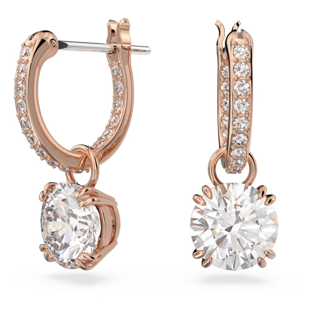 Picture of Swarovski Stila Drop Earrings - Rose Gold