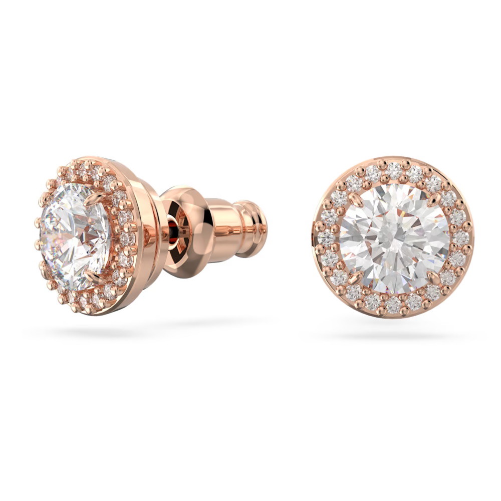 Picture of Swarovski Constella Pave Pierced Earrings Stud - Rose Gold
