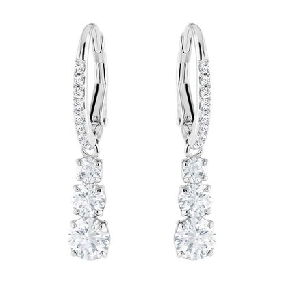 Picture of Swarovski Attract Trilogy Round Pierced Earrings