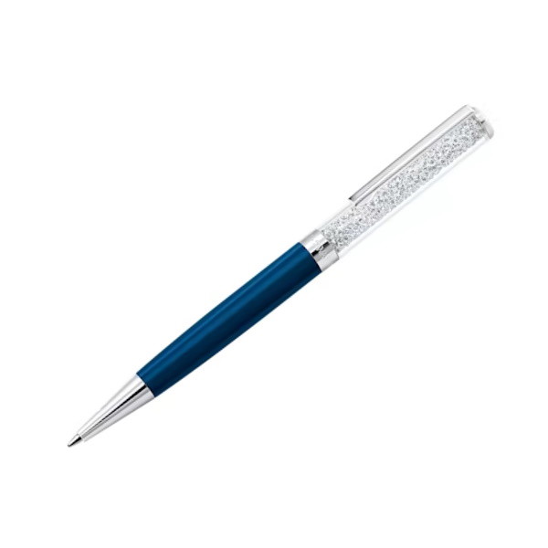 Picture of Swarovski Crystalline Ballpoint Pen - Blue/Chrome
