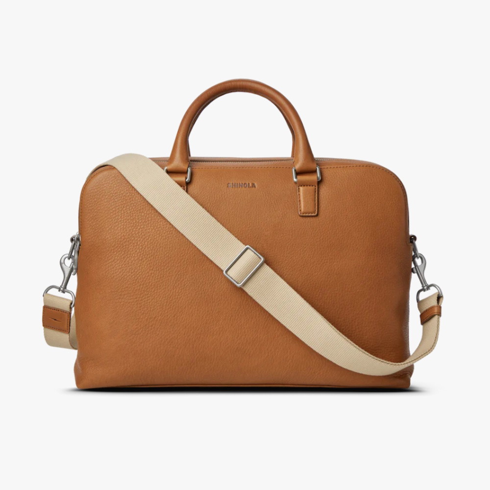 Picture of Shinola Double Zip Brief - Tan