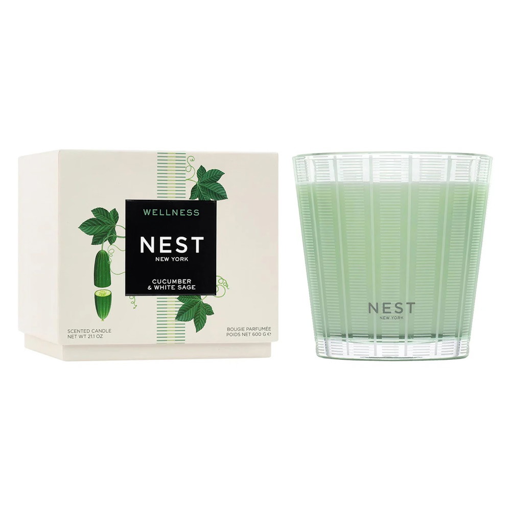 Picture of NEST New York 3-Wick 21.2-oz. Candle - Cucumber & White Sage