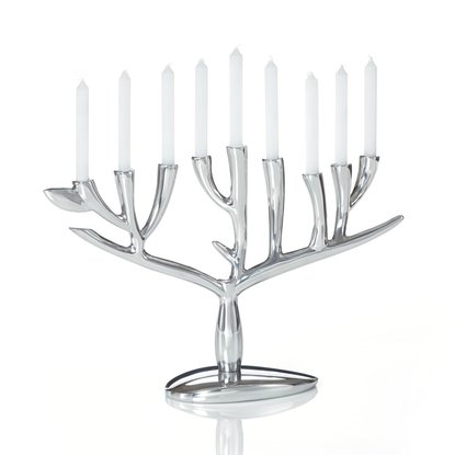 Picture of Nambe Judaica Tree of Life Menorah