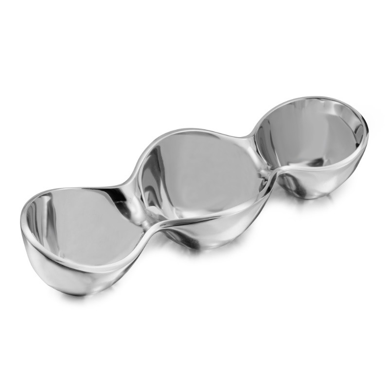 Picture of Nambe Triple Condiment Server