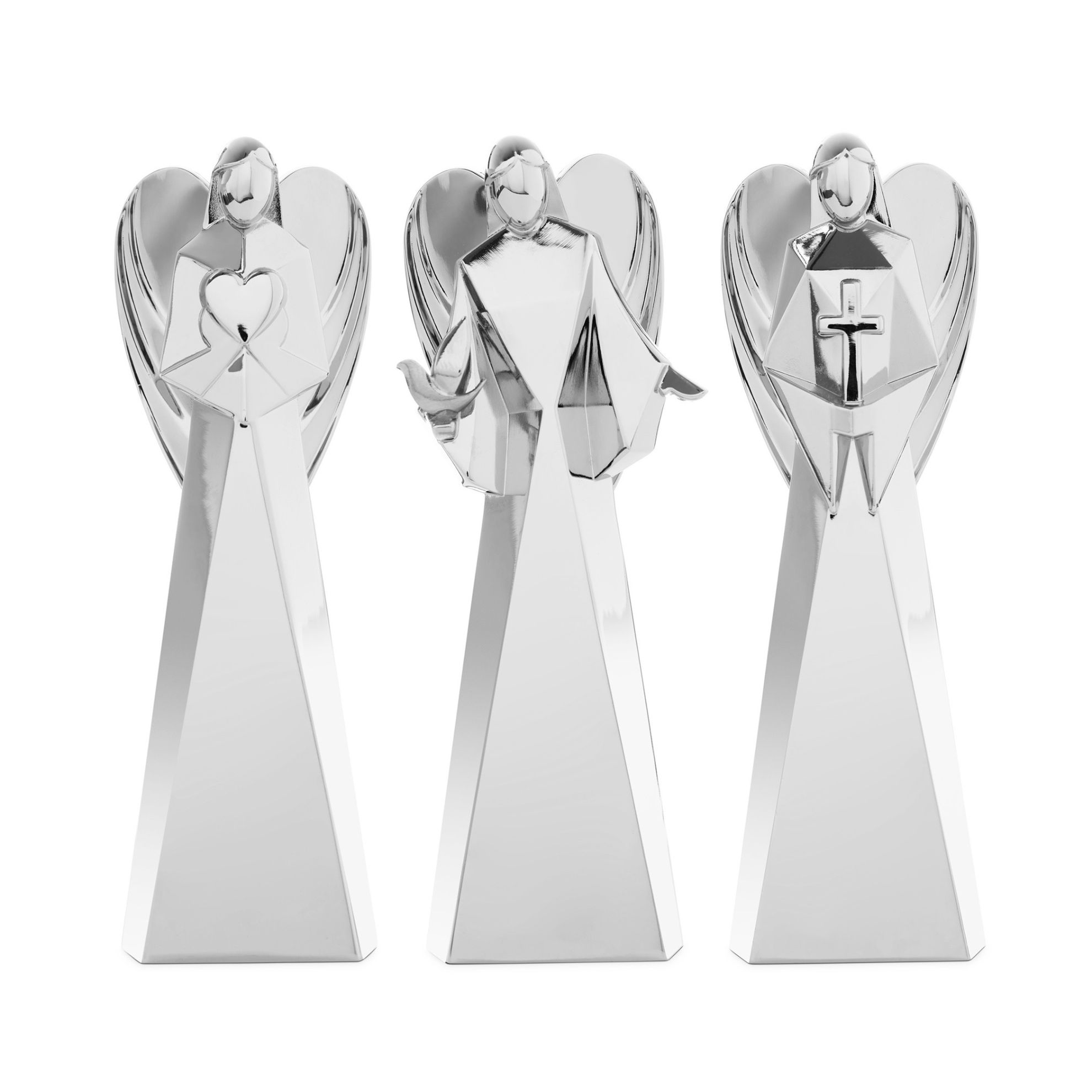 Picture of Nambe Faith, Love & Peace Angel Figurines