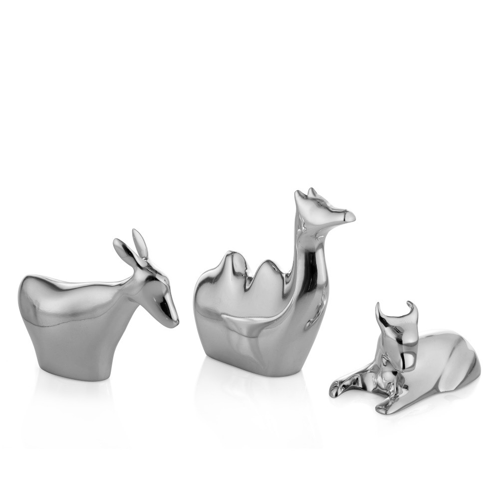 Picture of Nambe Set of Three Miniature Nativity Animals