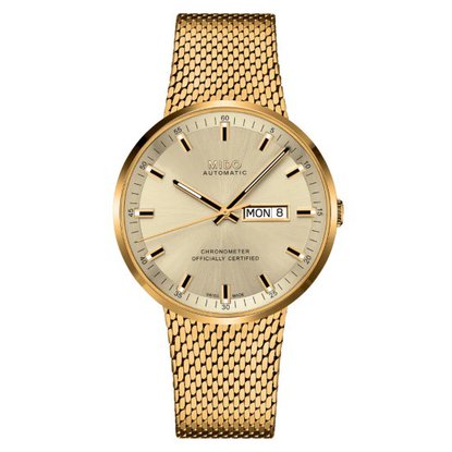 Picture of MIDO Commander Icone Yellow Gold PVD Watch