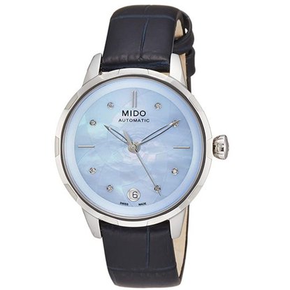 Picture of MIDO Rainflower Watch with Blue Mother-of-Pearl Dial
