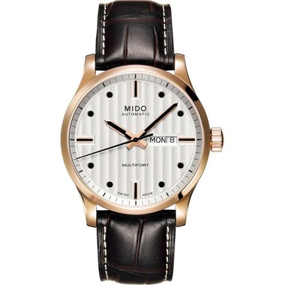 Picture of MIDO Men's Multifort Watch with Brown Leather Strap