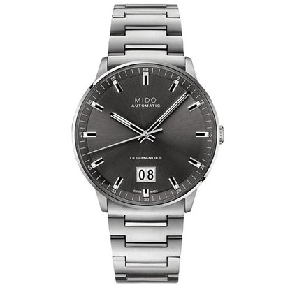 Picture of MIDO Commander Stainless Steel Big Date Watch with Black Dial