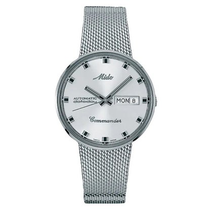 Picture of MIDO Commander 1959 Auto Silver Watch with Silver Dial
