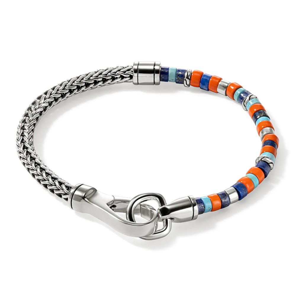 Picture of John Hardy Heishi Bracelet - Lapis Lazuli/Turquoise Orange, UL