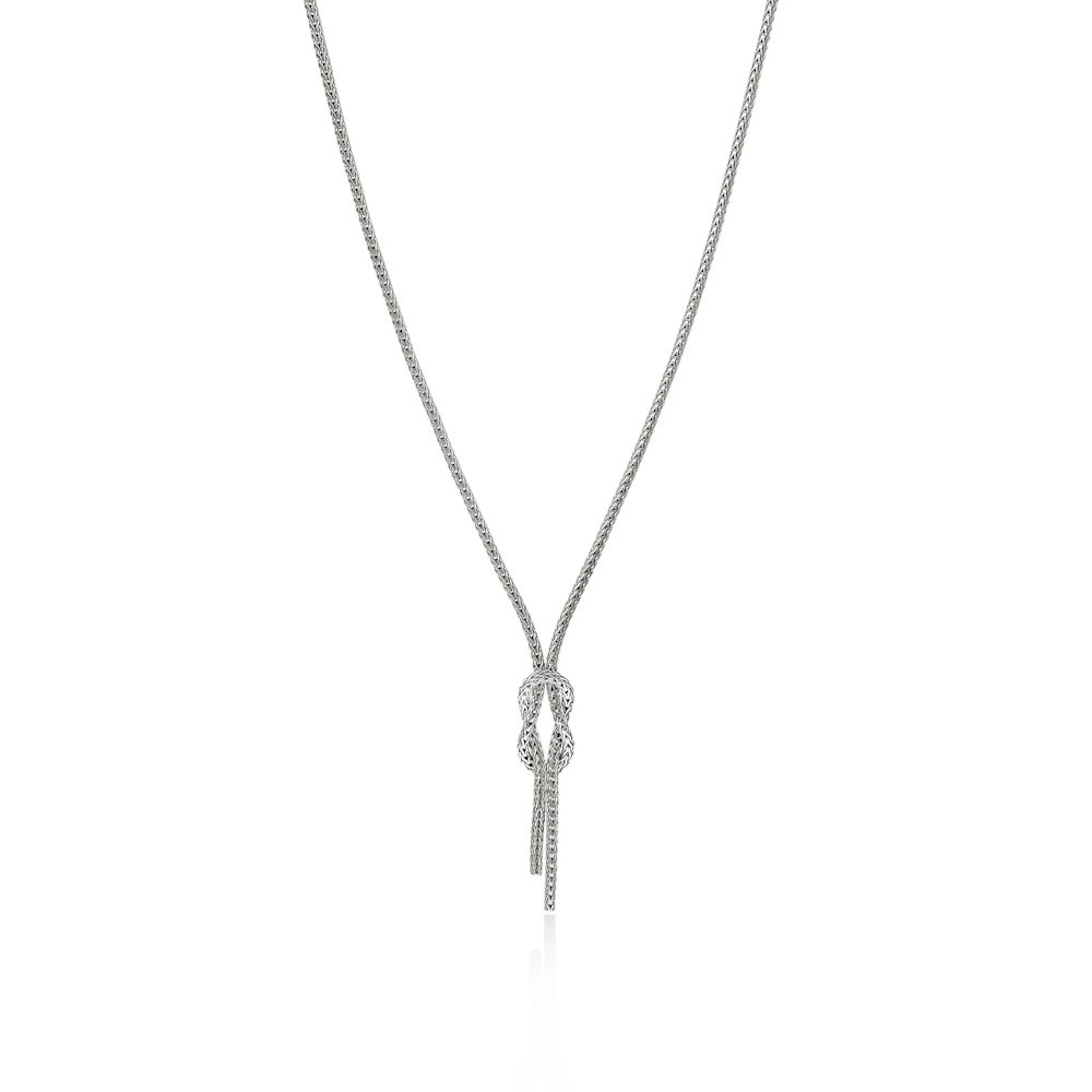 Picture of John Hardy 18" Love Knot Silver Chain Necklace