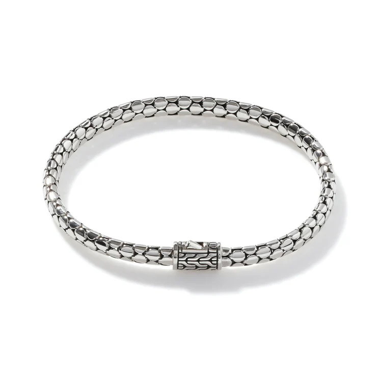 Picture of John Hardy Essentials Dot Silver Slim Chain Bracelet