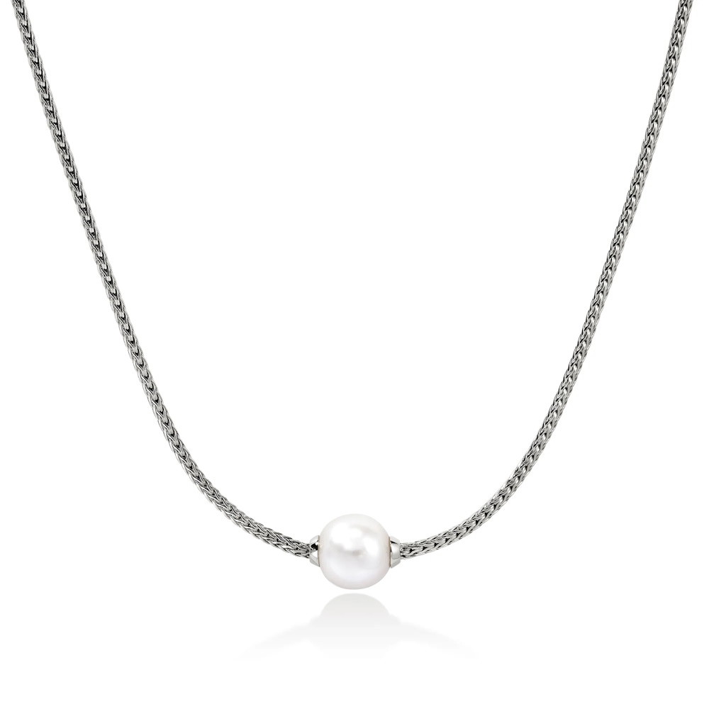 Picture of John Hardy 18" Essentials Silver Pearl Chain Necklace