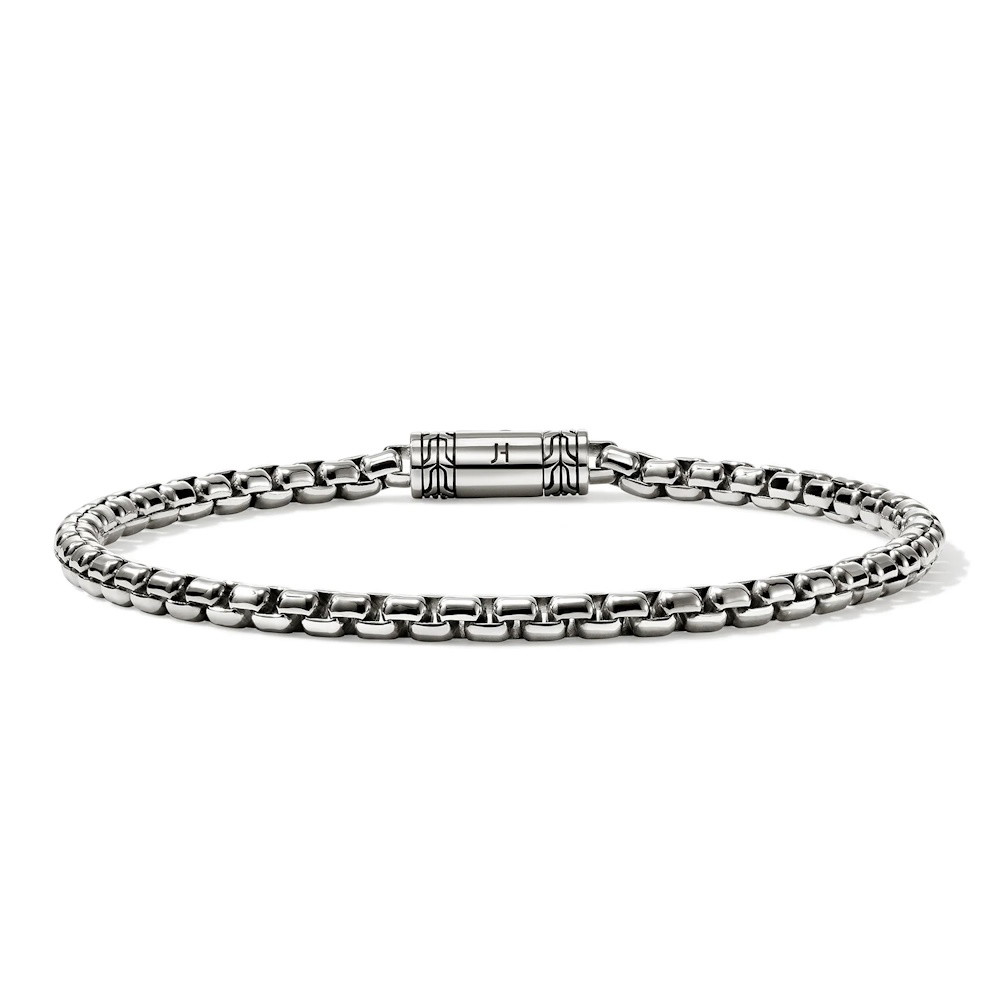 Picture of John Hardy Silver 3.7mm Box Chain Bracelet