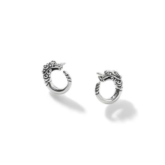 Picture of John Hardy Naga Heritage Silver Stud Earrings