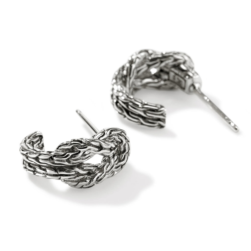 Picture of John Hardy Love Knot Silver Earrings