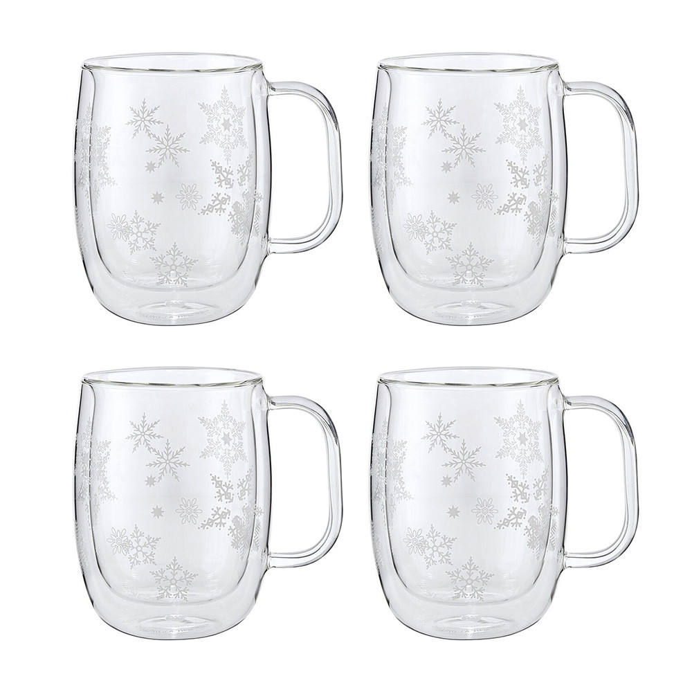 Picture of ZWILLING Sorrento Plus 4-Piece Snowflake Coffee Mug Set
