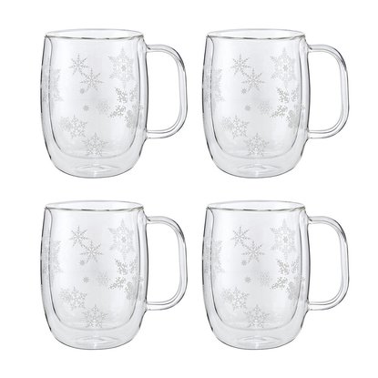 Picture of ZWILLING Sorrento Plus 4-Piece Snowflake Coffee Mug Set